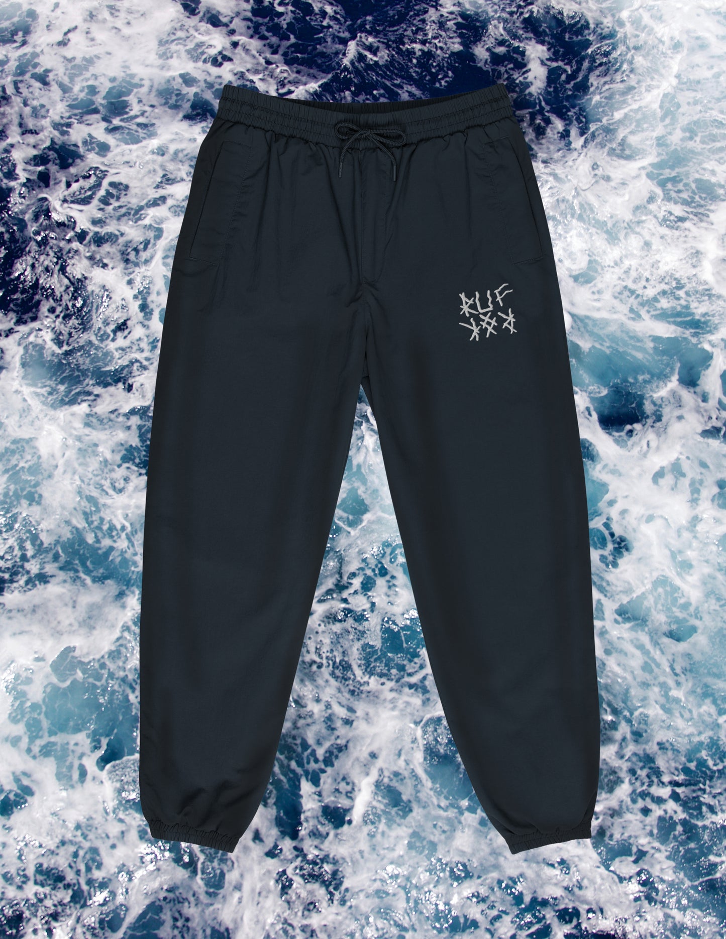 Oversized Tracksuit Joggers - Model Agua
